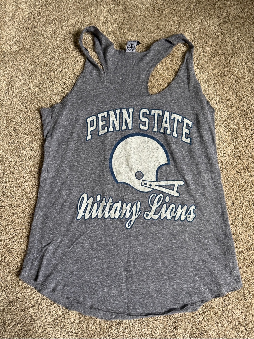 PSU Gray Racerback Tank Top - XL